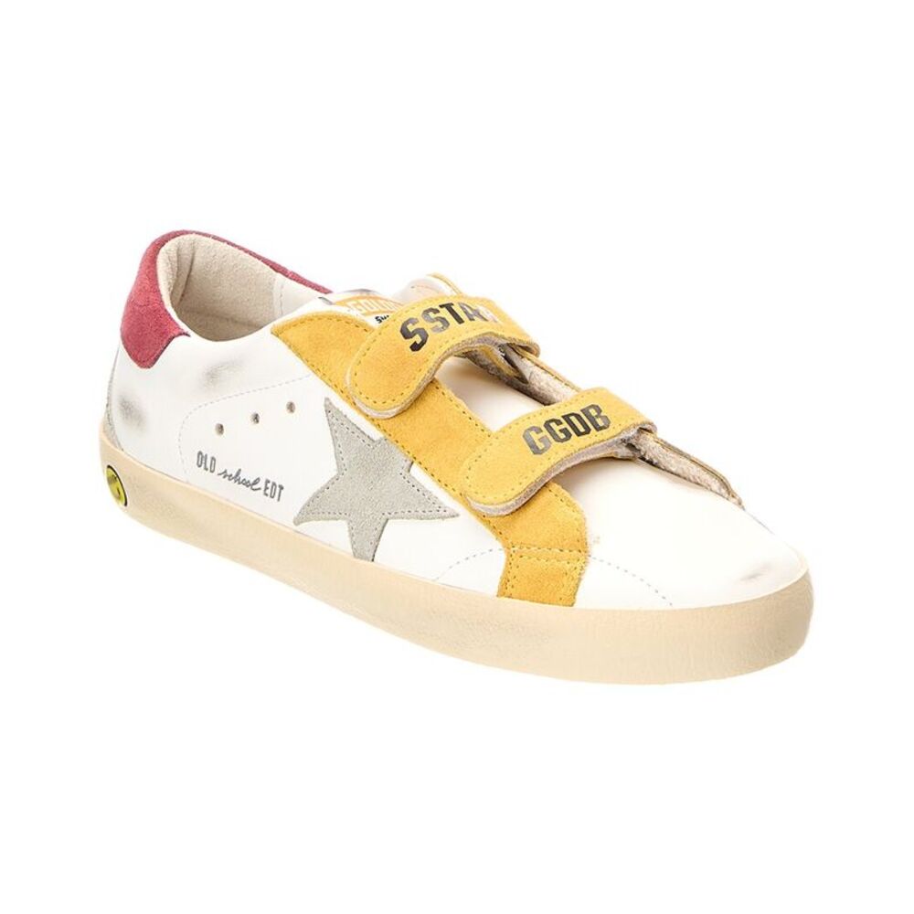 Golden Goose Leather & Suede Sneaker, White